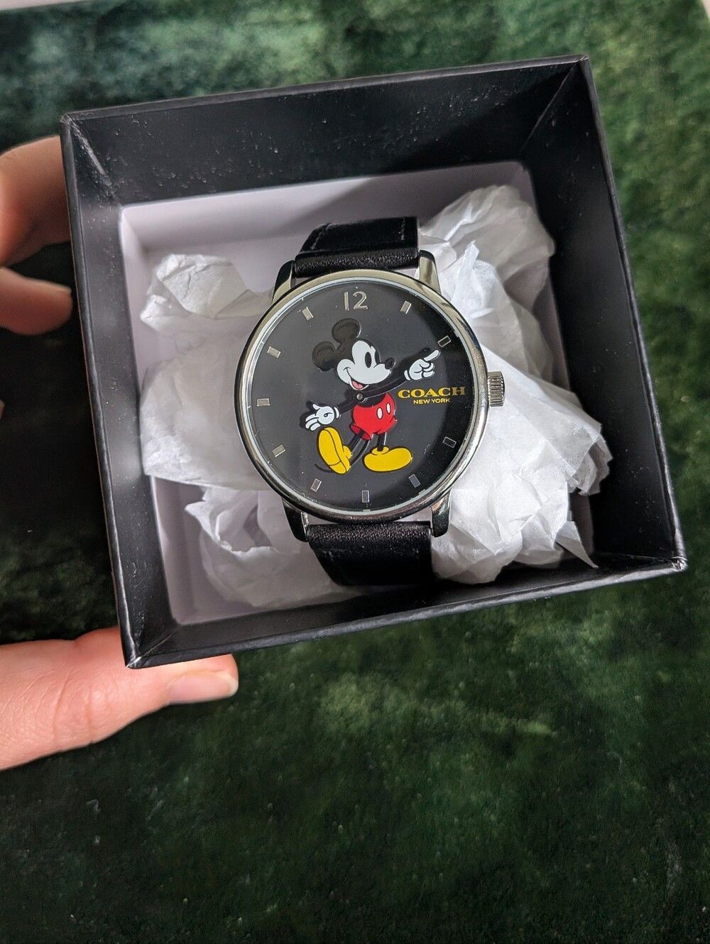 Disney x Coach Mickey Mouse Watch LIMITED EDITION
